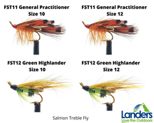 Load image into Gallery viewer, Silverbrook Salmon Fly Treble (1 Fly)
