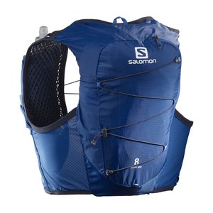 Salomon Active Skin 8 Running Backpack (Nautical Blue/Mood Indigo)