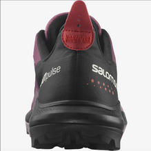 Load image into Gallery viewer, Salomon Women&#39;s Outpulse Gore-Tex Trail Shoes (Tulipwood/Black/Poppy Red)
