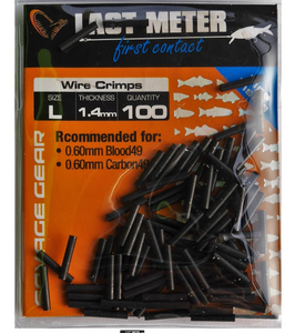 Savage Gear Wire Crimps Size L (100 Pack)