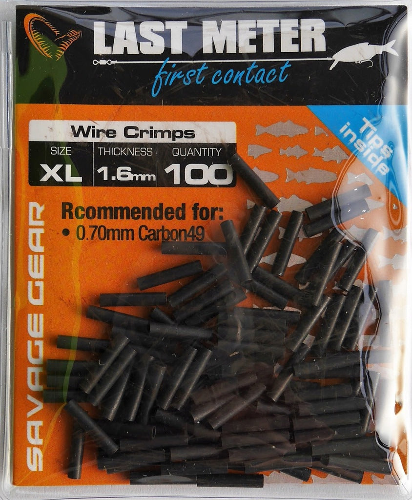 Savage Gear Wire Crimps Size XL (100 Pack)
