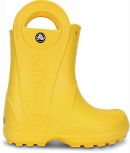 Crocs Kids Handle It Rain Wellies (Yellow)