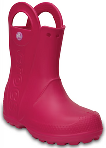 Crocs Kids Handle It Rain Wellies (Pink)