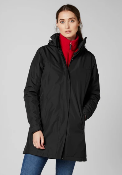 Long warm waterproof clearance women's coat