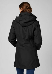 Helly Hansen Women's Aden Long Insulated Waterproof Coat (Black)
