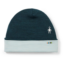 Load image into Gallery viewer, Smartwool Thermal Merino 250 Reversible Cuffed Beanie (Twilight Blue Heather)
