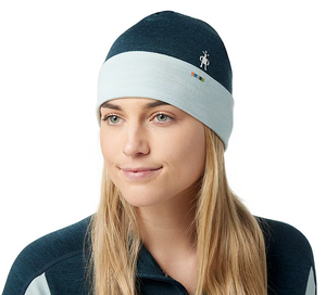 Smartwool Thermal Merino 250 Reversible Cuffed Beanie (Twilight Blue Heather)