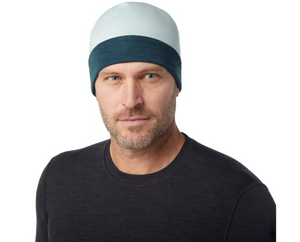 Smartwool Thermal Merino 250 Reversible Cuffed Beanie (Twilight Blue Heather)