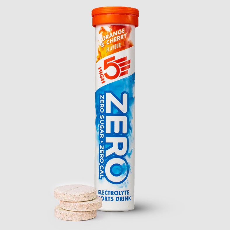 High 5 Zero Electrolyte Drink 20 Tablet Tube  (Cherry & Orange)