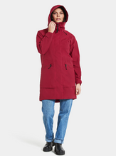 Load image into Gallery viewer, Didriksons Women&#39;s Ilma Waterproof Parka (Ruby Red)

