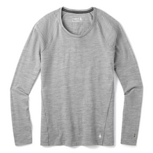 Load image into Gallery viewer, Women&#39;s Classic All-Season Merino 150 Long Sleeve Base Layer Crew Top (Light Grey Heather)
