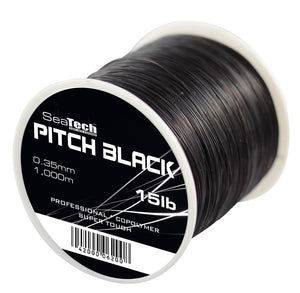25lb SeaTech Pitch Black Monofilament