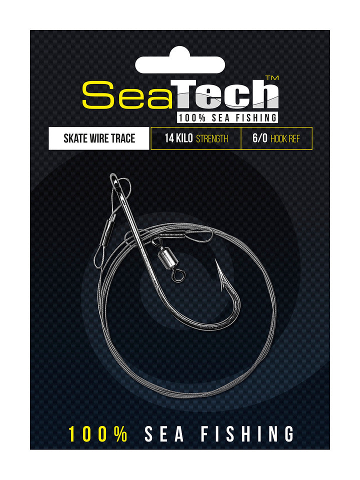 Sea Tech Skate Wire Trace 14kg 6/0 Hook