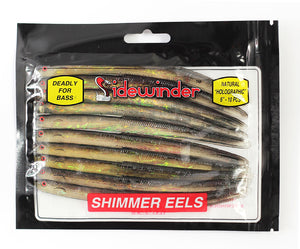 6" Sidewinder Shimmer Eels (10 Pieces)