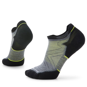 Smartwool Men's Run Targeted Cushion Low Ankle Socks (Medium Grey)