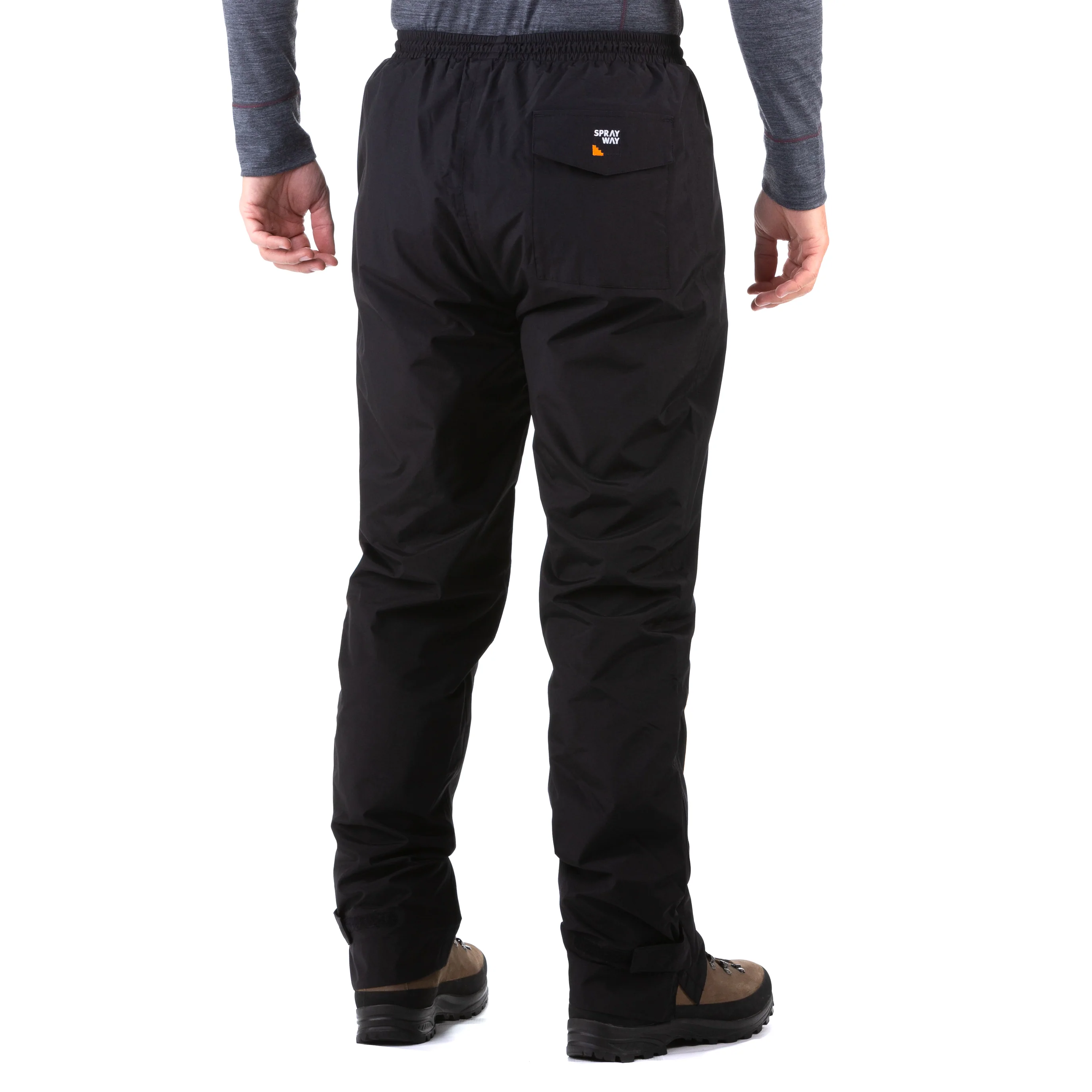 Sprayway Men's Santiago 2L Waterproof Over-Trousers (Black)