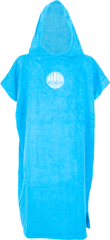 Alder Adult Terry Towelling Changing Robe Poncho (Blue)