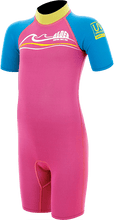 Load image into Gallery viewer, Alder Baby/Toddler 2mm Shorty Wetsuit (Magenta)(Ages 1-5)
