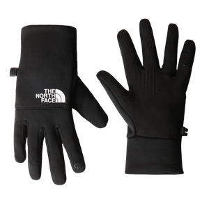 The North Face Etip Recycled Gloves (Black/White Logo)