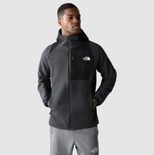 Load image into Gallery viewer, The North Face Men&#39;s Athletic Outdoor Hooded Softshell Jacket (Asphalt Grey/Black)
