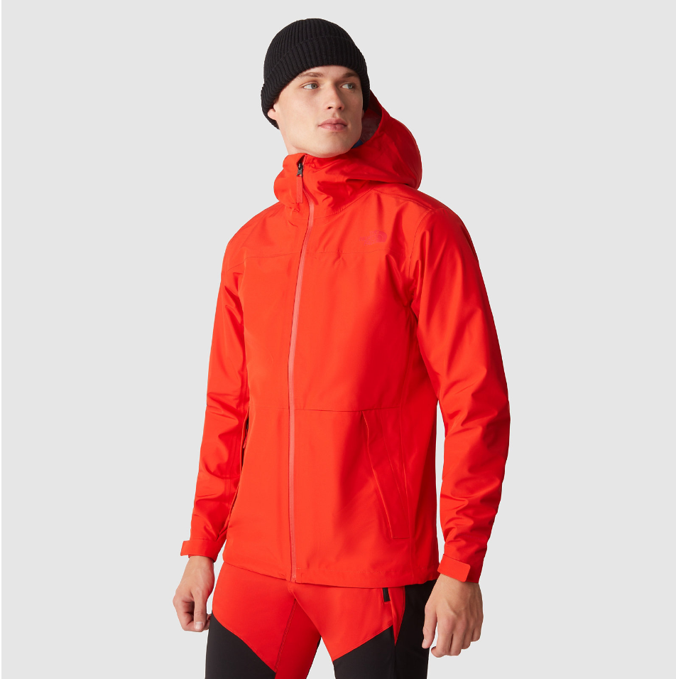 Mens red sales north face fleece