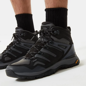 The North Face Men's Hedgehog Futurelight Waterproof Mid Trail Boots (Black/Zinc Grey)