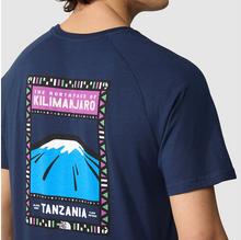Load image into Gallery viewer, The North Face Men&#39;s Short Sleeve North Faces Tee (Summit Navy/Purple Cactus Flower)
