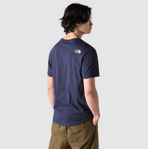 The North Face Men's Short Sleeve Simple Dome Tee (Summit Navy)