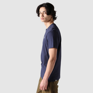 The North Face Men's Short Sleeve Simple Dome Tee (Summit Navy)