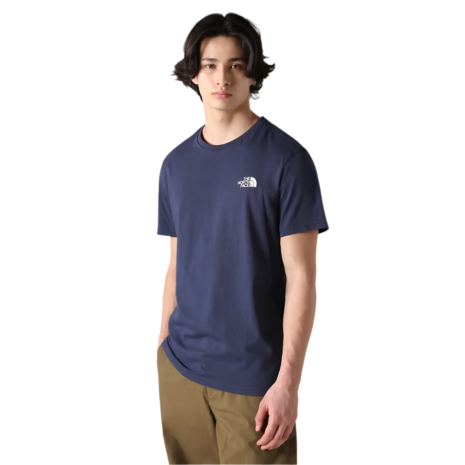 The North Face Men s Short Sleeve Simple Dome Tee Summit Navy