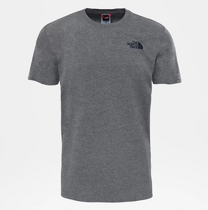 The North Face Men's Short Sleeve Red Box Tee (Medium Grey Heather)