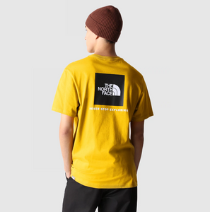 The North Face Men's Short Sleeve Red Box Tee (Mineral Gold)