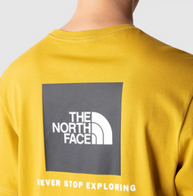 Load image into Gallery viewer, The North Face Men&#39;s Short Sleeve Red Box Tee (Mineral Gold)
