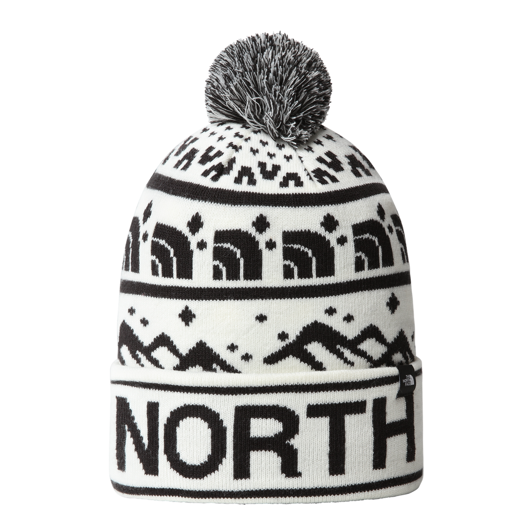 The North Face Ski Tuke Hat (Gardenia White/Black)