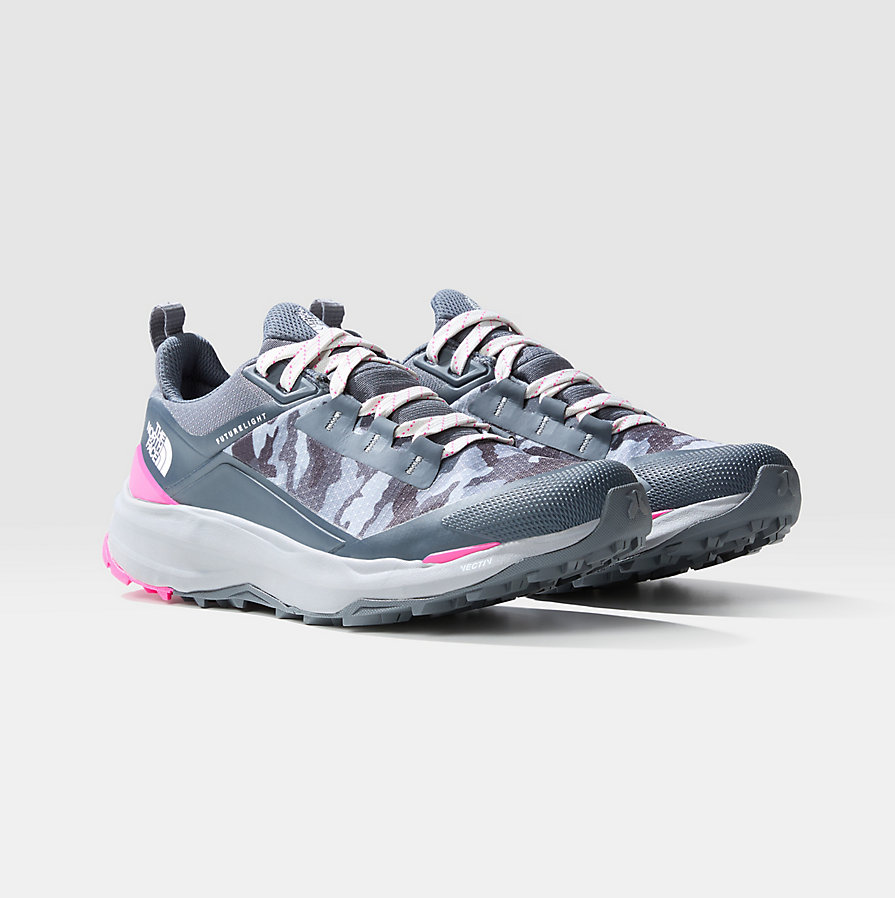 The North Face Women's Vectiv Exploris II Futurelight Waterproof Trail Shoes (Vanadis Grey Exploris Camo Print/Vandadis Grey)