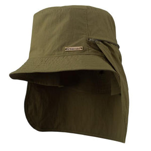 Trekmates Mojave UPF40+ Travel Hat (Dark Olive)