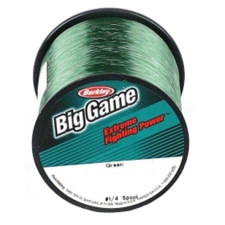 Berkley Trilene Big Game Low Visibility Monofilament Line #1/4 Spool (Green)(0.48mm/25lb/544m)