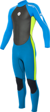 Load image into Gallery viewer, Alder Junior Impact 3/2 Full Steamer Wetsuit (Blue/Lime)
