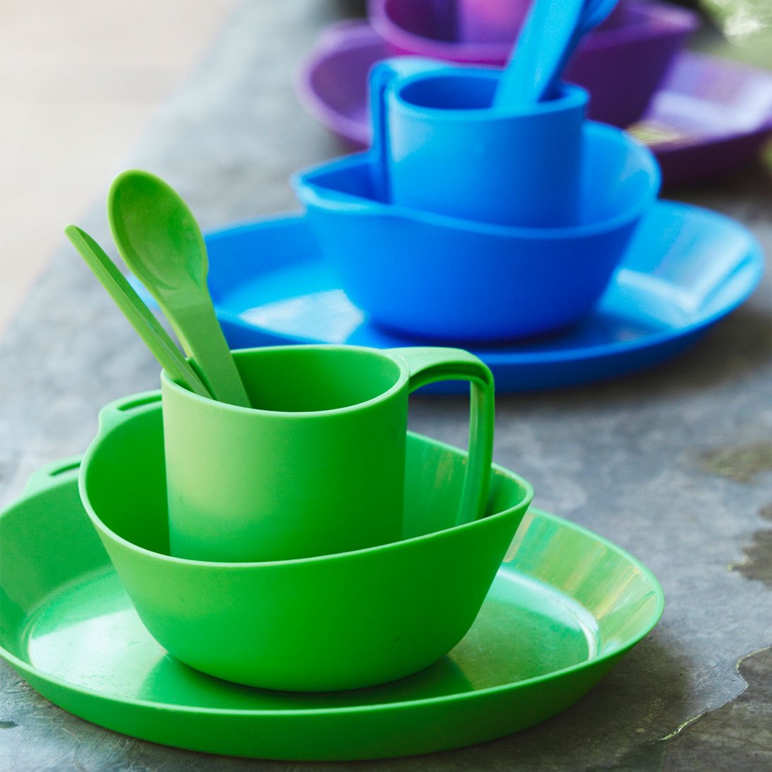 Lifeventure Ellipse BPA Free Cutlery Set (Teal)