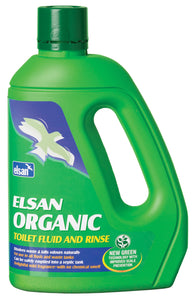 Elsan Organic Toilet Fluid and Rinse (Green)(2 Litre)