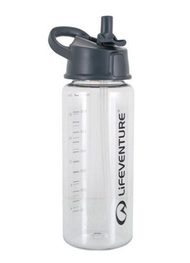 Lifeventure Flip-Top BPA Free 750ml Water Bottle (Clear)