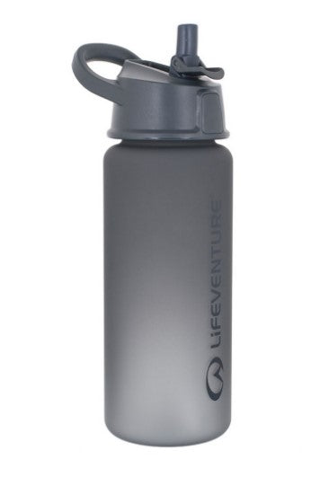 Lifeventure Flip-Top BPA Free 750ml Water Bottle (Grey)