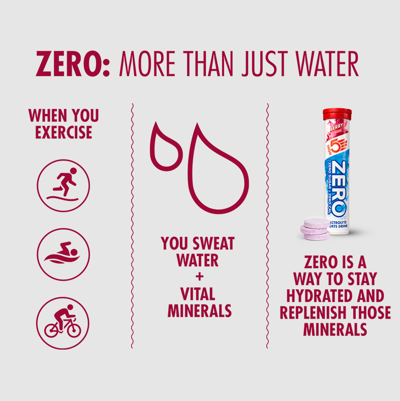 High 5 Zero Electrolyte Drink 20 Tablet Tube  (Berry)
