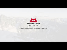 Load and play video in Gallery viewer, Mountain Equipment Women&#39;s Lumiko Hooded Full Zip Fleece (Rhubarb/Capsicum)
