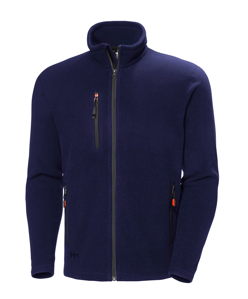 Helly Hansen Workwear Men's Oxford Full Zip Fleece (Navy)