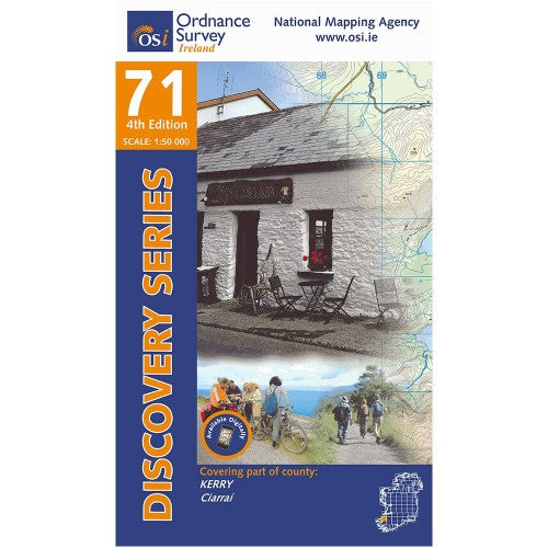 OSI Discovery Map 71 - Laminated (Part of Kerry)(1:50,000)