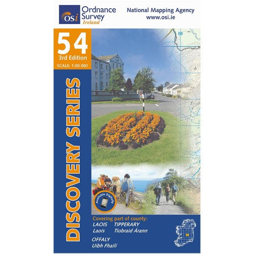 OSI Discovery Map 54 (Part of Laois, Offaly and Tipperary)(1:50,000)