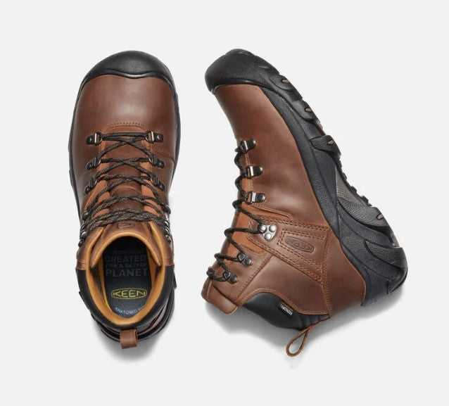 Keen Men's Pyrenees Waterproof Trail Boots - WIDE FIT (Syrup)