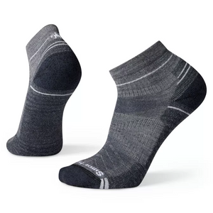 Smartwool Men's Performance Hike Light Cushion Merino Blend Ankle Socks (Medium Grey)