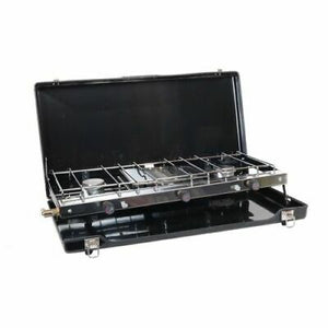 Go System Dynasty Trio Double Gas Cooker with Grill